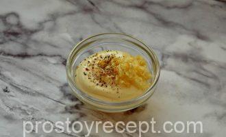 Салат с ананасом и курицей и сыром с чесноком Шаг 8 - «Салат с ананасом и курицей и сыром с чесноком»