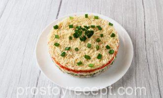 Шаг 15 - «Салат Мужские слезы с курицей грибами и корейской морковью»