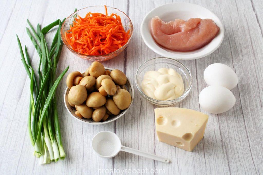 Прежде всего, подготовьте все необходимые компоненты. Для курицы подойдет любое