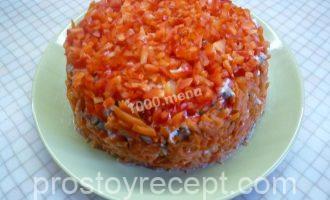 Шаг 14 - «Салат Подарок с курицей и маринованными шампиньонами»