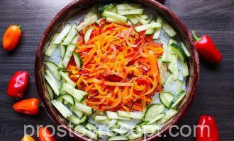 Салат с фунчозой и курицей Шаг 9 - «Салат с фунчозой и курицей»