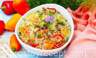 Салат с фунчозой и курицей Шаг 14 - «Салат с фунчозой и курицей»
