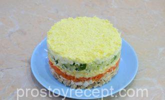 Шаг 9 - «Салат с корейской морковью и копченой курицей»