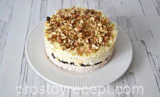 Салат курица с черносливом и грецким орехом Шаг 8 - «Салат курица с черносливом и грецким орехом»