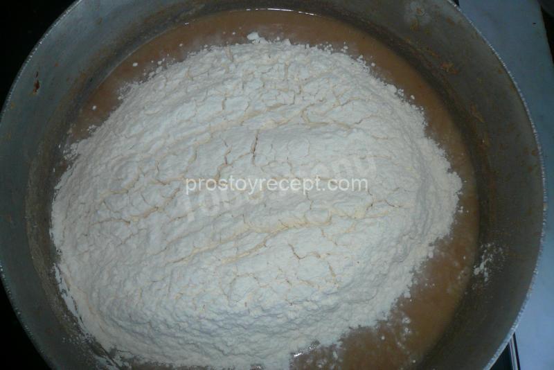 Блины из гречневой муки с пшеничной мукой