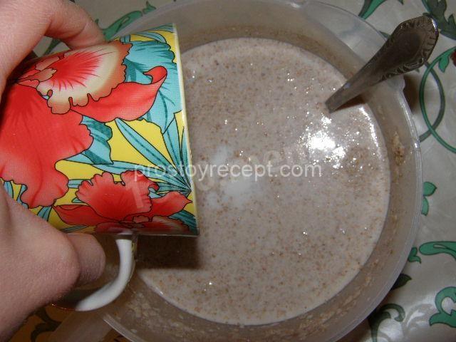 Блины гречневые заварные на дрожжах и молоке