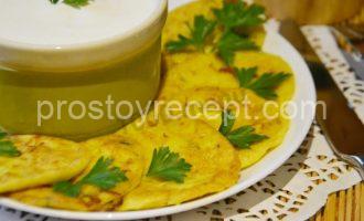 Шаг 11 - «Кабачковые оладушки с чесноком и укропом»