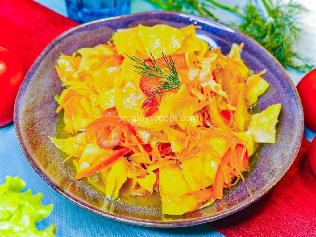 И наслаждайтесь хрустящей, золотистой капустой, пропитанной ароматом куркумы!
