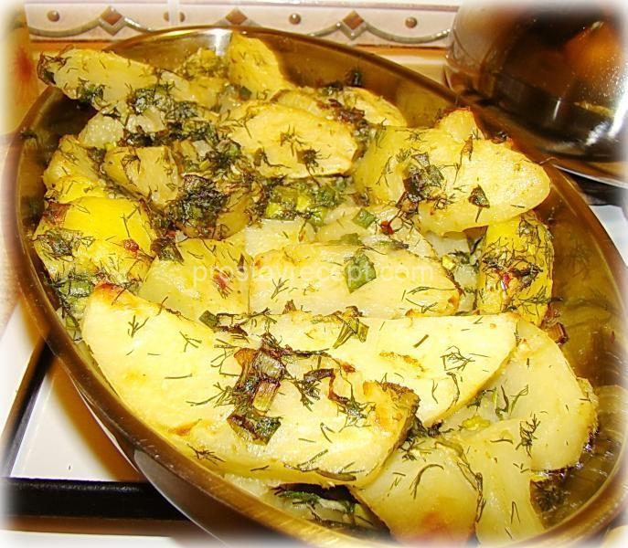 Картошка Айдахо печеная