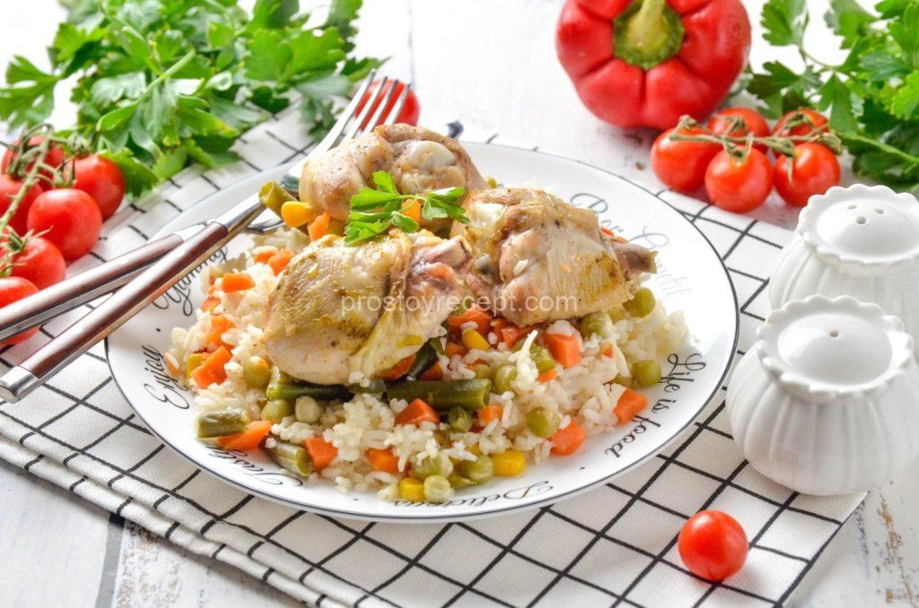 И вот, наконец, перед вами — курица с хрустящей корочкой