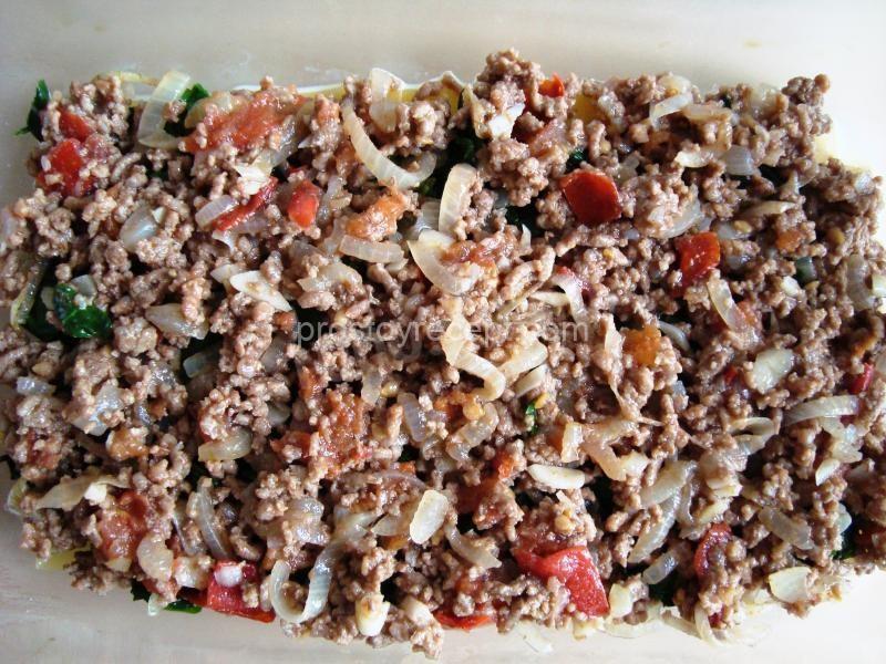 Лазанья со шпинатом и сыром