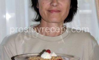 Шаг 10 - «Овсяный пирог с яблоками и малиной»