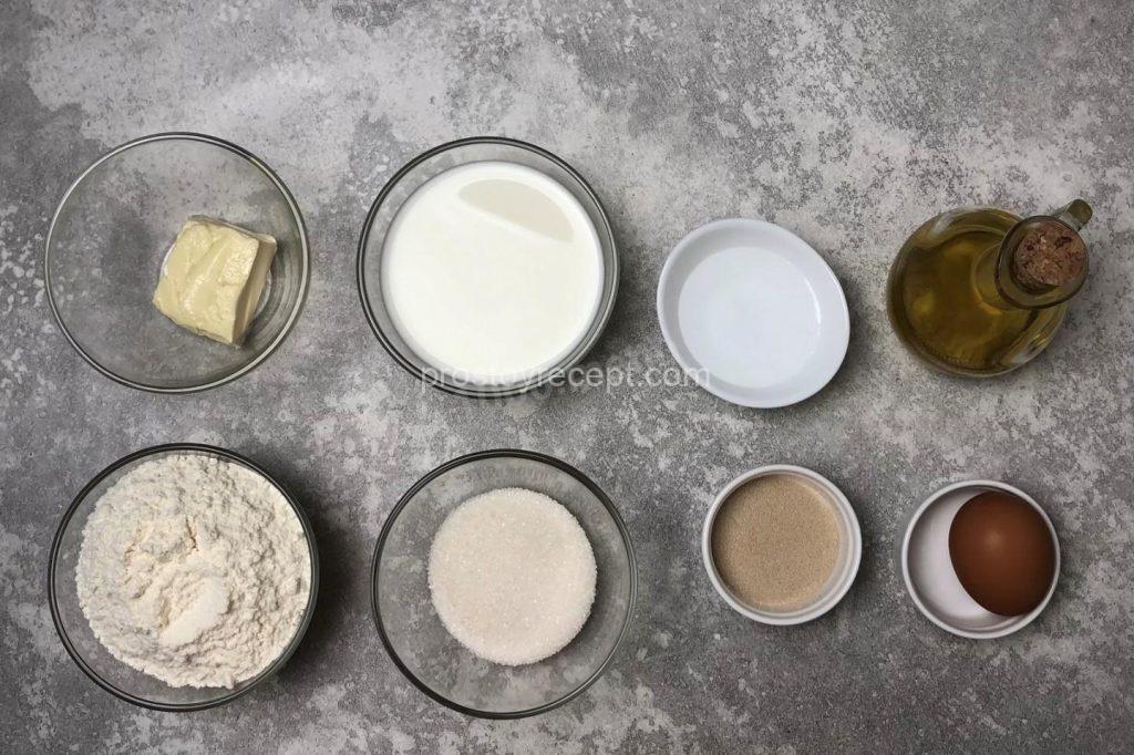 Как сделать Американские пончики Донатс? Подготовьте продукты. Сливочное масло достаньте