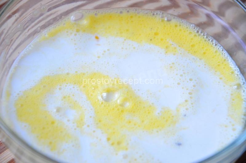 Блинный пирог с курицей и грибами Улитка