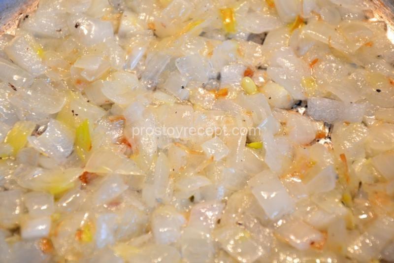 Блинный пирог с курицей и грибами Улитка