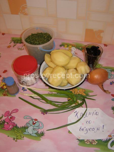 Картофель с черносливом