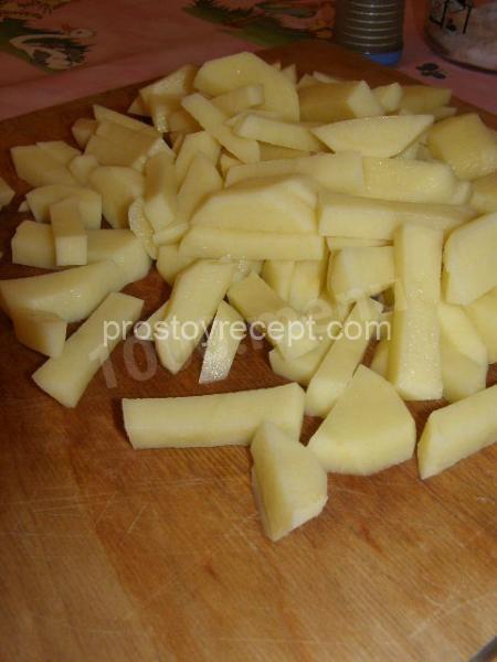 Картофель с черносливом