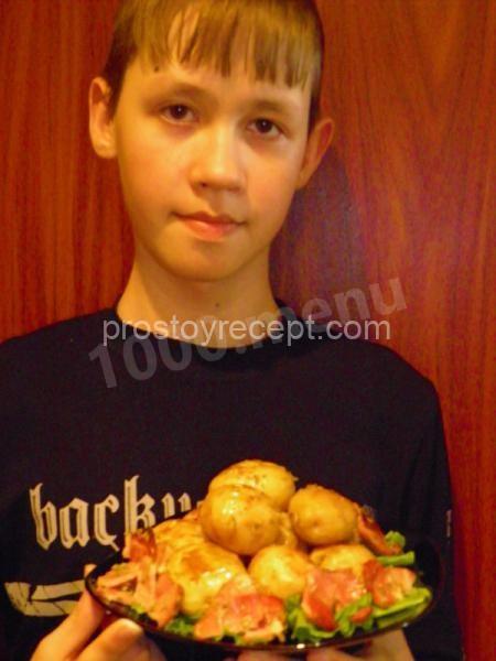 Запеченный картофель с розмарином