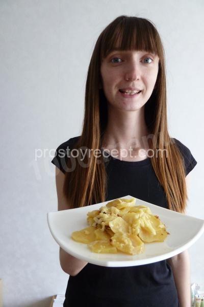 Запеченный картофель в молоке