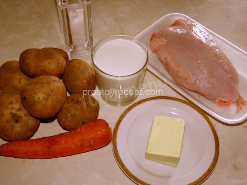 Картофельное пюре с курицей