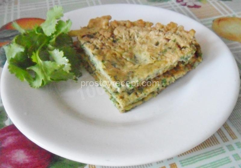 Кюкю из зелени