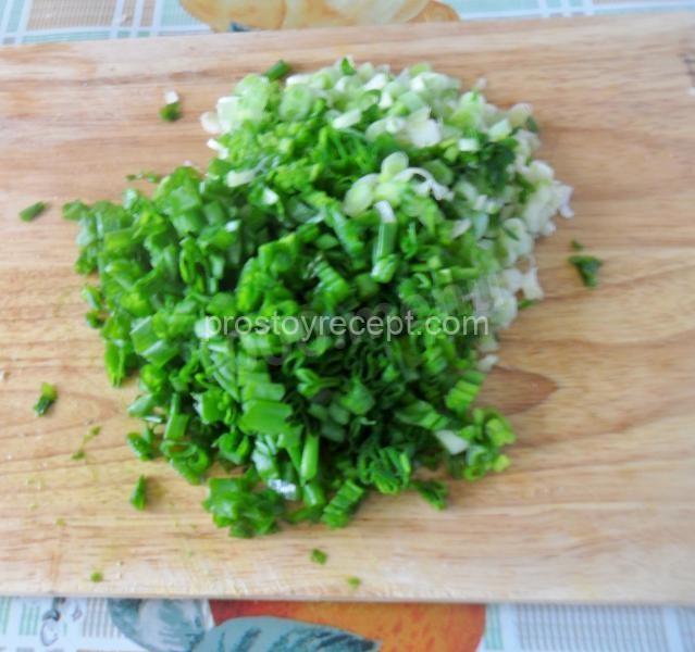 Кюкю из зелени
