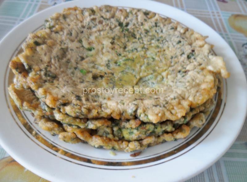 Кюкю из зелени