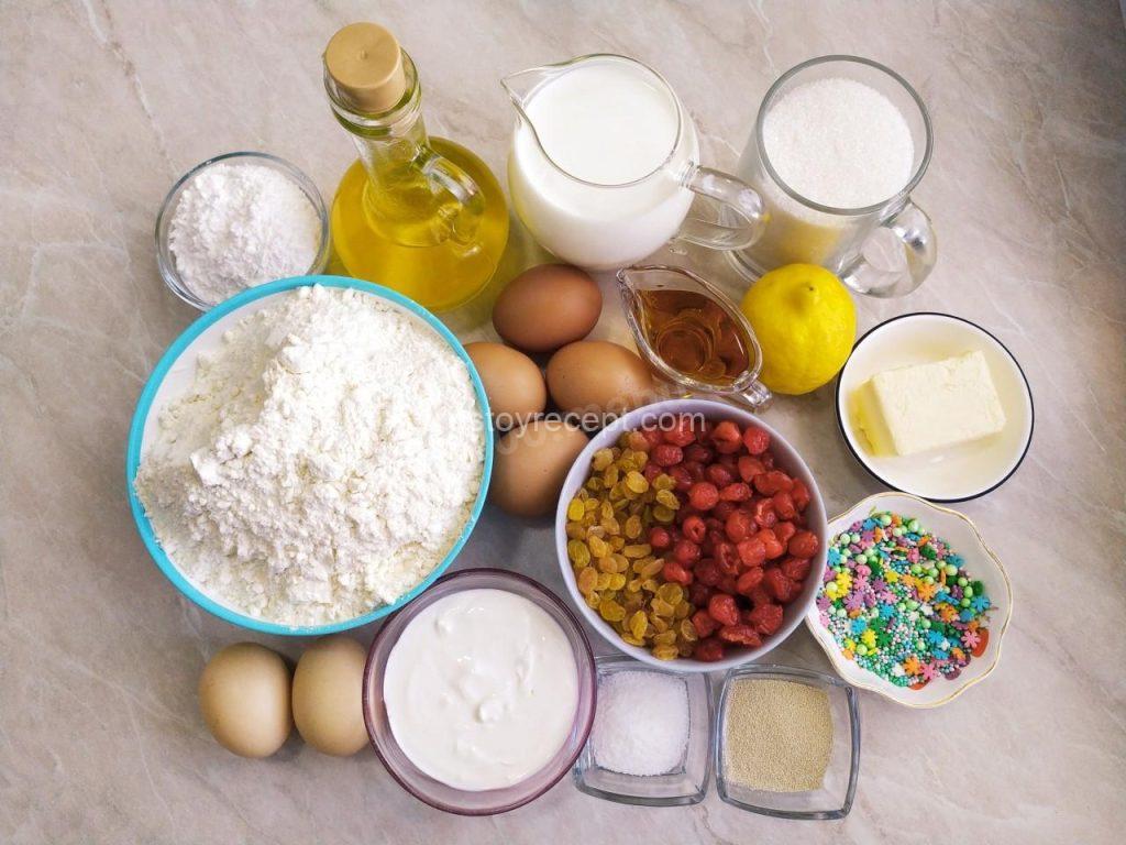 Как испечь кулич сдобный пасхальный в духовке? Подготовьте продукты по