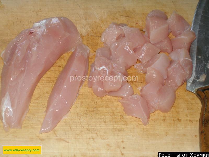 Куриная грудка, маринованная в апельсине и имбире