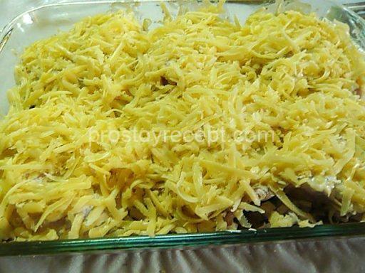 Окорочка с гречкой сыром сметаной в духовке