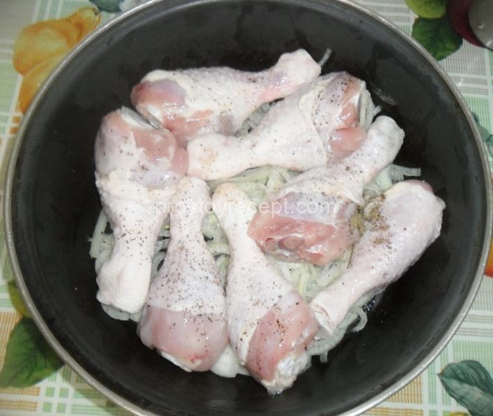Курятина на тарелке