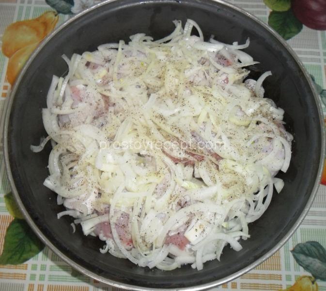 Курятина на тарелке
