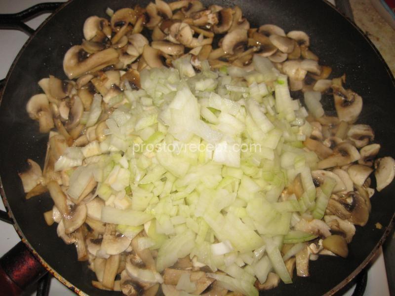 Миш-маш с шампиньонами