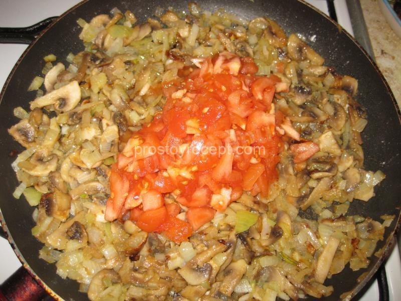 Миш-маш с шампиньонами