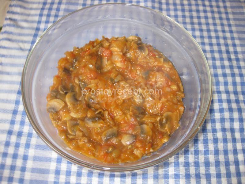 Миш-маш с шампиньонами