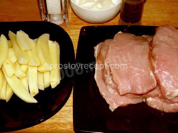 Свиные отбивные рулетики с начинкой из картофеля
