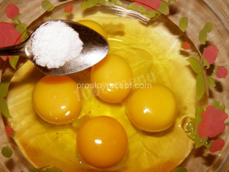 Нежный омлет пышный