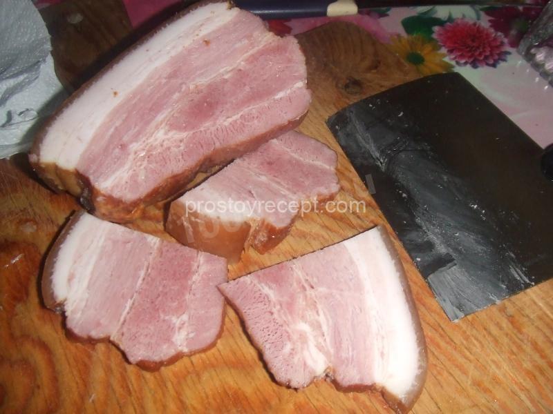 Паста с сыром и беконом