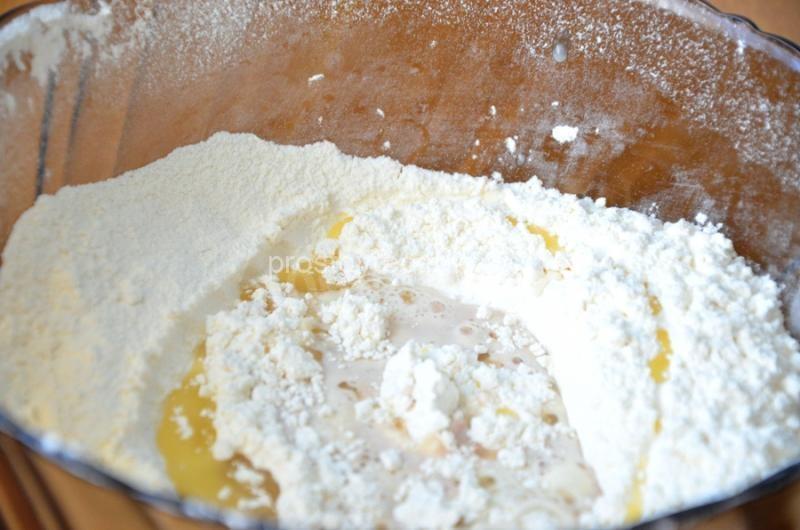 Постный хлеб с грибной начинкой