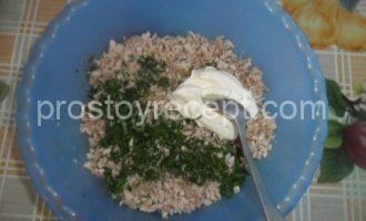 Рулет из лаваша с куриной начинкой Рулет из лаваша с куриной начинкой - Шаг 2