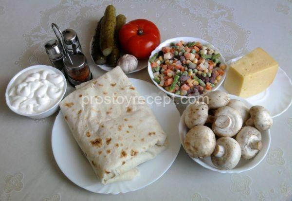 Используемые ингредиенты