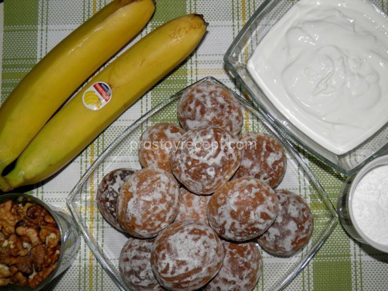 Холодный торт из пряников