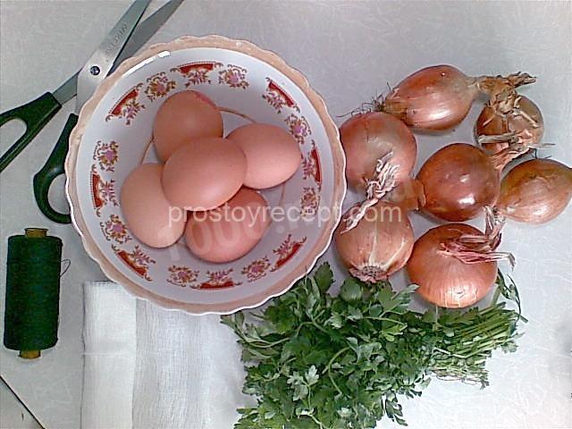 Яйцо пасхальное с узором